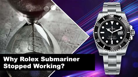 my rolex submariner stop ticking|Rolex won't work.